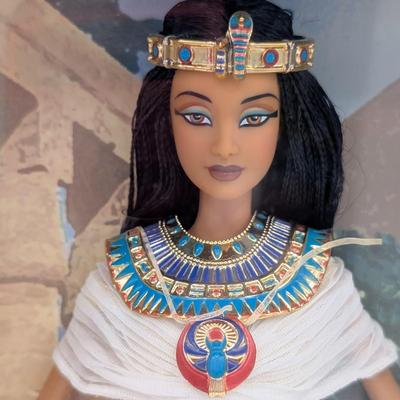 LOT 34P: NRFB Mattel Barbie Collector Editions Princess of the Nile, 2001 ID # 53369 & Princess of Ancient Greece, 2003 ID #B3461