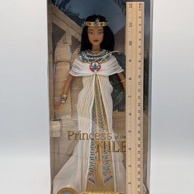 LOT 34P: NRFB Mattel Barbie Collector Editions Princess of the Nile, 2001 ID # 53369 & Princess of Ancient Greece, 2003 ID #B3461