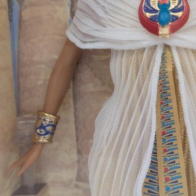 LOT 34P: NRFB Mattel Barbie Collector Editions Princess of the Nile, 2001 ID # 53369 & Princess of Ancient Greece, 2003 ID #B3461