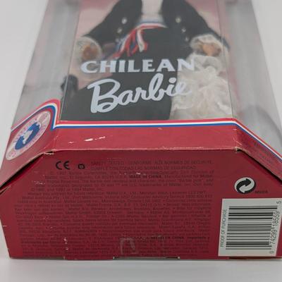 LOT 35P: NRFB Mattel Barbie Collector Editions Peruvian Barbie 1998 ID # 21506 & Chilean Barbie 1997 ID # 18559