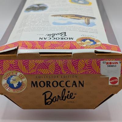 LOT 36P: NRFB Mattel Barbie Collector Editions Moroccan Barbie 1998 ID # 21507 & Thai Barbie 1997 ID # 18561