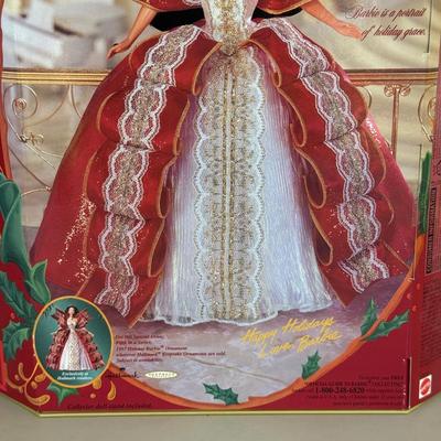 LOT 82P: NRFB Mattel Barbie Dolls Happy Holidays Barbies 17832