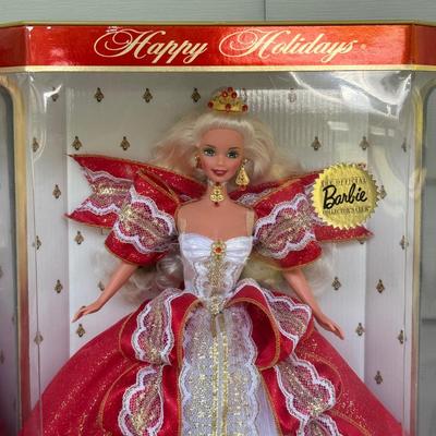 LOT 82P: NRFB Mattel Barbie Dolls Happy Holidays Barbies 17832