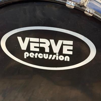 LOT 83B: Verve Percussion 4 Piece Drum Set w/ Music Stand, Chair & More!