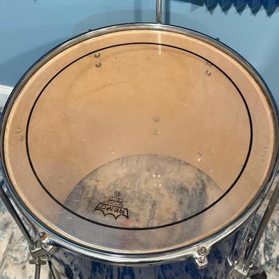 LOT 83B: Verve Percussion 4 Piece Drum Set w/ Music Stand, Chair & More!