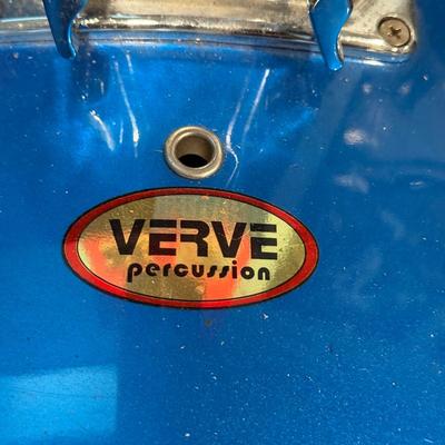 LOT 83B: Verve Percussion 4 Piece Drum Set w/ Music Stand, Chair & More!