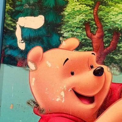 LOT 84B: Winnie the Pooh Toy Box, Plush Lamp & Beary Poppins Teddy Bear