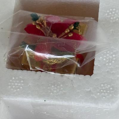 LOT 85P: NRFB Mattel Porcelain Barbie Dolls - Holiday Ball 18326, Holiday Carolers 15760 & Holiday Gift 20128