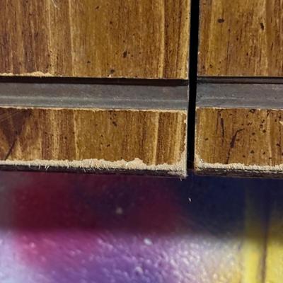 LOT 88B: Marlboro Country Wooden Dartboard Cabinet w/ Dartboard, Darts & More