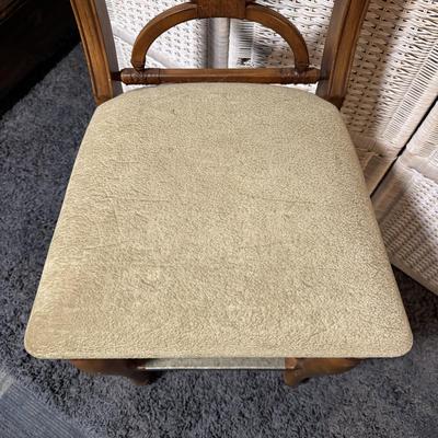 LOT 89B: Two Ashley Furniture Kuliwood & Leather Bar Stools