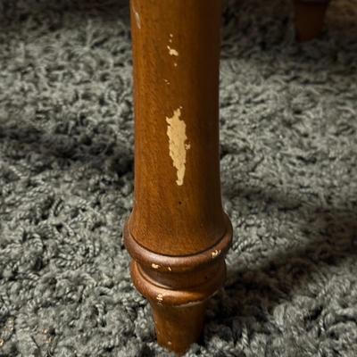 LOT 89B: Two Ashley Furniture Kuliwood & Leather Bar Stools