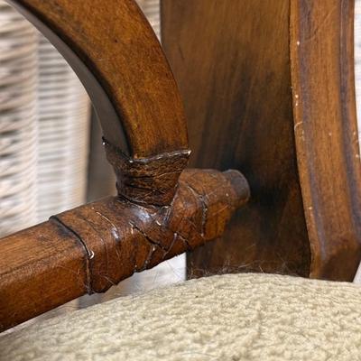 LOT 89B: Two Ashley Furniture Kuliwood & Leather Bar Stools