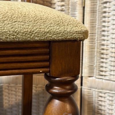 LOT 89B: Two Ashley Furniture Kuliwood & Leather Bar Stools