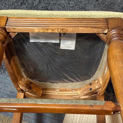 LOT 89B: Two Ashley Furniture Kuliwood & Leather Bar Stools