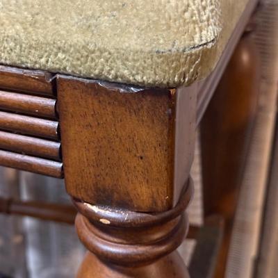 LOT 89B: Two Ashley Furniture Kuliwood & Leather Bar Stools