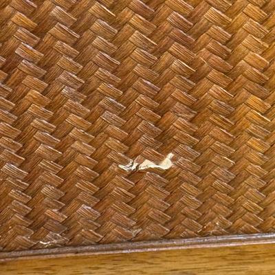 LOT 90B: Beautiful Vintage Wooden Frame Sofa w/ Matching Chair