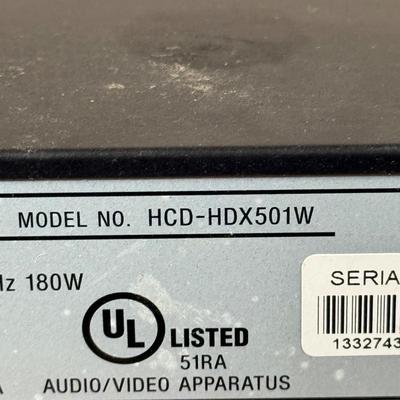 LOT 93B: Sony DVD Home Theater System DAV-HDX501W