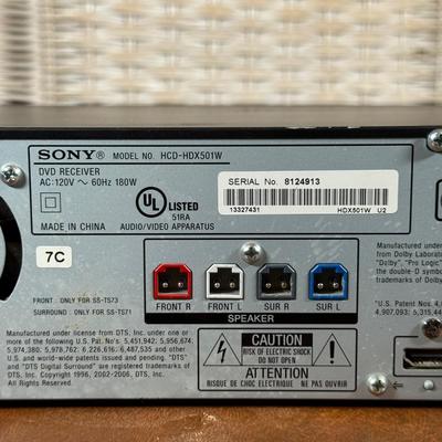 LOT 93B: Sony DVD Home Theater System DAV-HDX501W