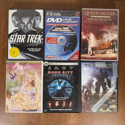 LOT 97B: GPX Portable DVD Player Model PD808 w/ DVD Collection