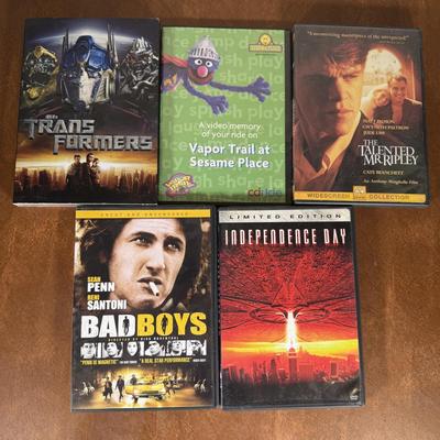 LOT 97B: GPX Portable DVD Player Model PD808 w/ DVD Collection