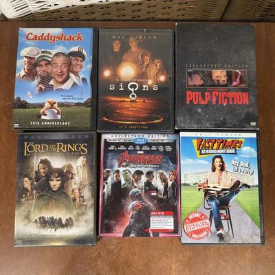 LOT 97B: GPX Portable DVD Player Model PD808 w/ DVD Collection