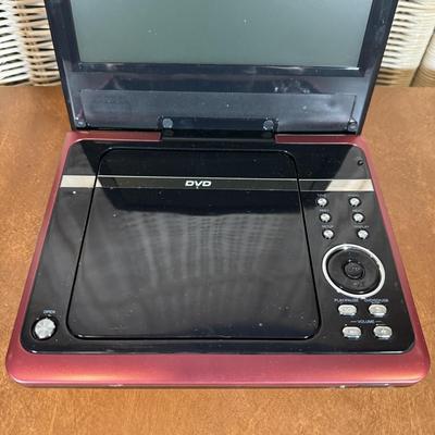 LOT 97B: GPX Portable DVD Player Model PD808 w/ DVD Collection