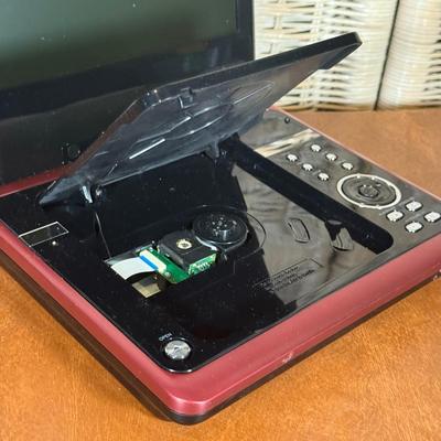 LOT 97B: GPX Portable DVD Player Model PD808 w/ DVD Collection