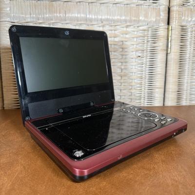 LOT 97B: GPX Portable DVD Player Model PD808 w/ DVD Collection
