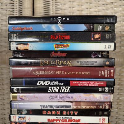 LOT 97B: GPX Portable DVD Player Model PD808 w/ DVD Collection