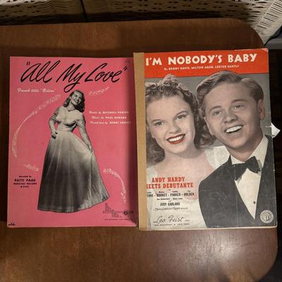 LOT 98B: Collection Of Vintage Sheet Music & More