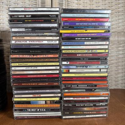LOT 99B: Large CD & 45 Records - Korn, 50 Cent, Nirvana & More!