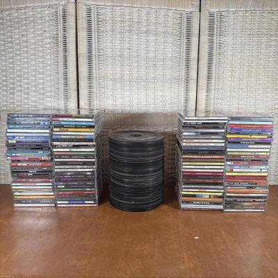 LOT 99B: Large CD & 45 Records - Korn, 50 Cent, Nirvana & More!