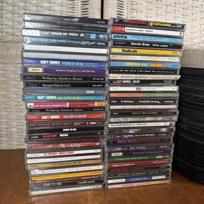 LOT 99B: Large CD & 45 Records - Korn, 50 Cent, Nirvana & More!