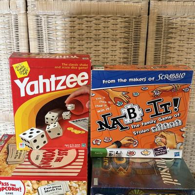 LOT 100B: Board Game Collection - Yahtzee, Chutes & Ladders, Scene It? & More