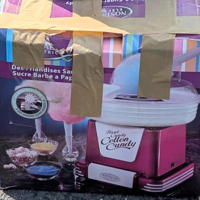 LOT 103G: Nostalgia Cotton Candy NRPCM45RR, Bella Mini Cake Pop Maker GH-6201P, Mini Donut Maker GH-GH-6201D, Dash Mini Pizzelle Maker...