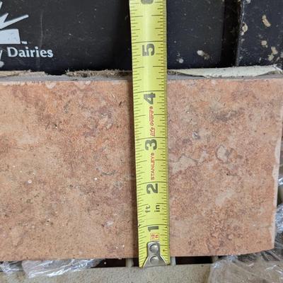 LOT 110G: Opened Boxes of Assorted Wall/Backsplash Ceramic-Mosaic Tiles, Grout Bag & Tiler Sealer Container