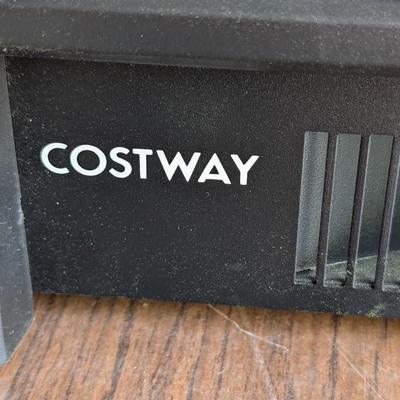 LOT 111G: Costway 1400W 4777 BTU Electric Fireplace Insert Model: SF413-23A/EP24832US-BK, Estimated 23 W X 12 H, Remote Unknown, Untested