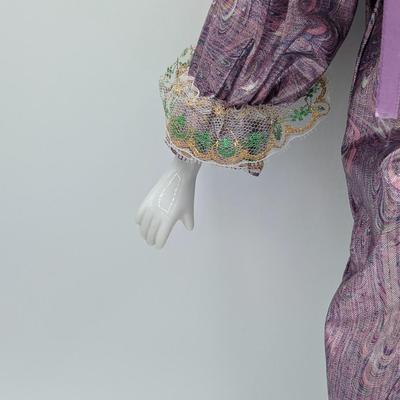 LOT 112D: Vintage Pierrot & Unbranded Jester Dolls With Porcelain Hands & Feet