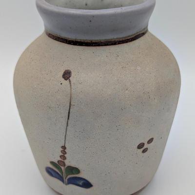 LOT 113D: Eh...What's Up Doc? Vintage Bugs & Daffy Salt/Pepper Shakers With A Handmade Signed Mexican Pottery Vase, Along with A...
