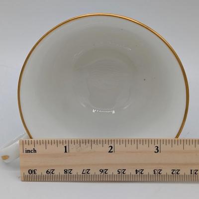 LOT 116D: Lenox Gold Trim Bud Vase & Saucer Plates Made In USA With Gold Accented Cups, Oxford Bone China Milburn Made In USA. Plate...