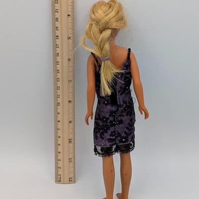 LOT 119D: Vintage Mattel Barbies, Hasbro & Action Figures. Pink Dress Barbie Stamped Late 1960's Made in Taiwan