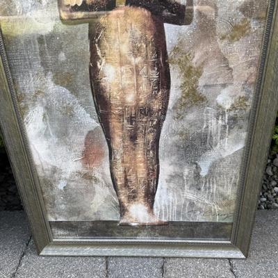 LOT 154P: Egyptian Antiquity I & II Framed Prints by Dennis Carney
