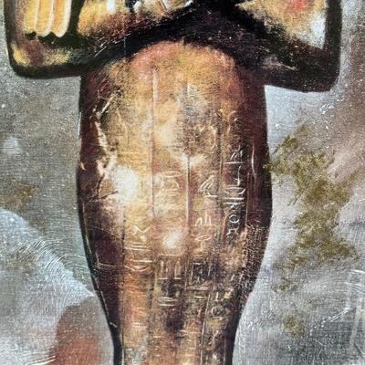 LOT 154P: Egyptian Antiquity I & II Framed Prints by Dennis Carney