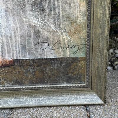 LOT 154P: Egyptian Antiquity I & II Framed Prints by Dennis Carney