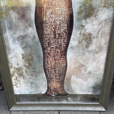 LOT 154P: Egyptian Antiquity I & II Framed Prints by Dennis Carney
