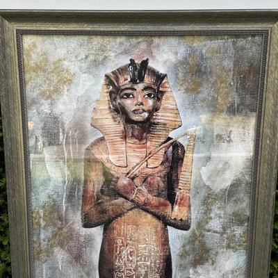 LOT 154P: Egyptian Antiquity I & II Framed Prints by Dennis Carney