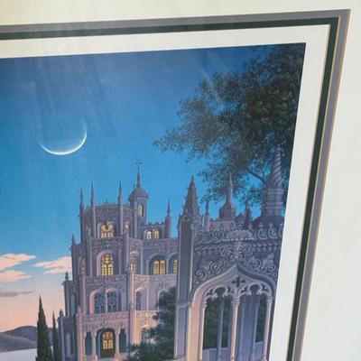 LOT 156U: Two Framed/Signed Prints by Jim Buckles - Cheshire Moon & Blue Ruin