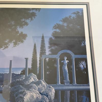 LOT 156U: Two Framed/Signed Prints by Jim Buckles - Cheshire Moon & Blue Ruin