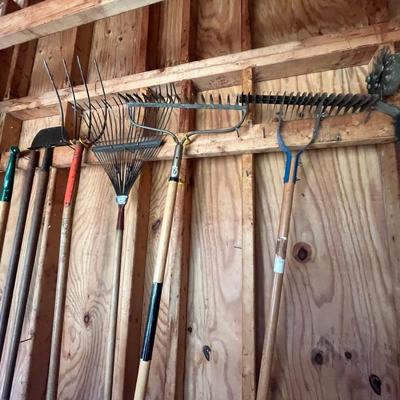 Wall of Yard Tools / Shovels