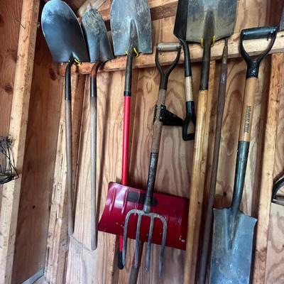 Wall of Yard Tools / Shovels